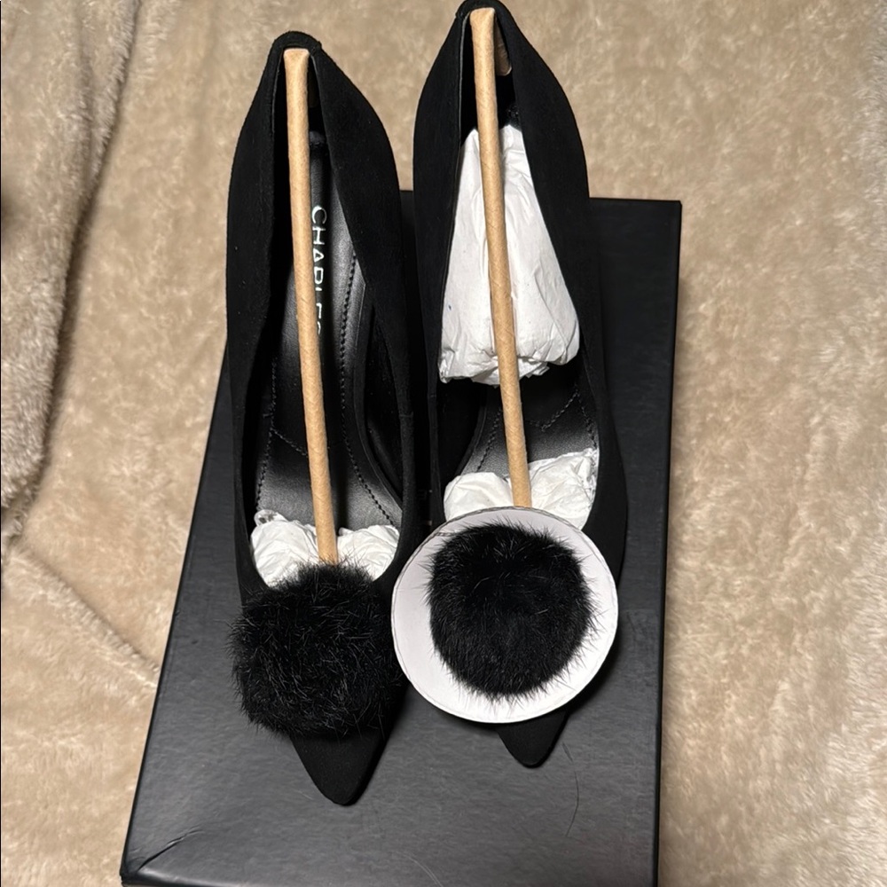 Charles by Charles David Pom-Pom Pumps